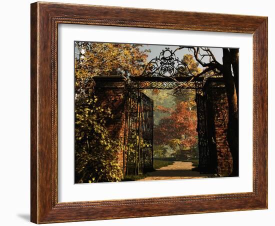 Entrance To The Park-Atelier Sommerland-Framed Art Print