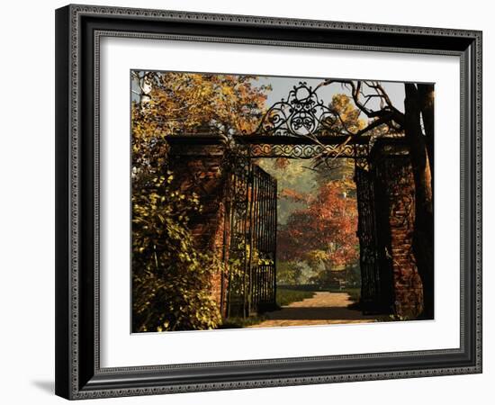 Entrance To The Park-Atelier Sommerland-Framed Art Print