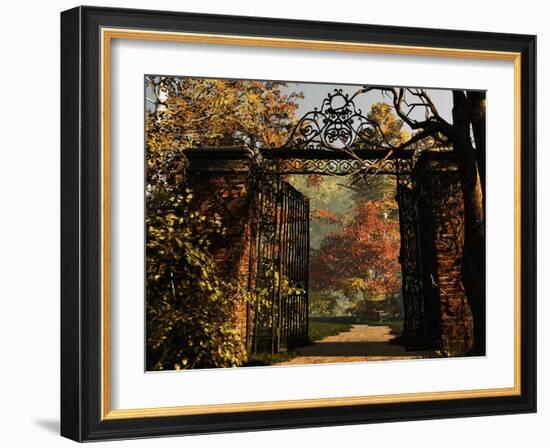 Entrance To The Park-Atelier Sommerland-Framed Art Print