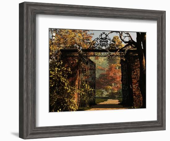 Entrance To The Park-Atelier Sommerland-Framed Art Print