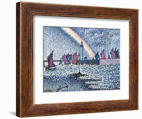 Entrance to the Port of Honfleur-Paul Signac-Framed Giclee Print