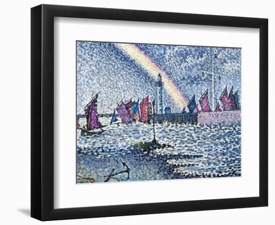 Entrance to the Port of Honfleur-Paul Signac-Framed Giclee Print