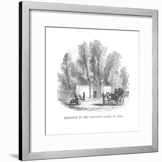 'Entrance to the Ranger's Lodge in 1841', c1870-Unknown-Framed Giclee Print