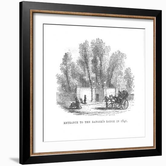 'Entrance to the Ranger's Lodge in 1841', c1870-Unknown-Framed Giclee Print
