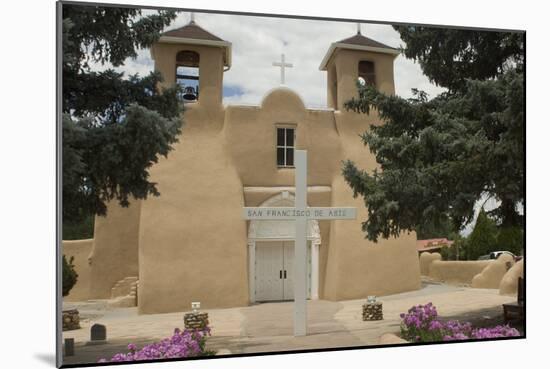 Entrance to the Spanish Colonial Church of S. Francis of Assisi, Ranchos De Taos-null-Mounted Photographic Print