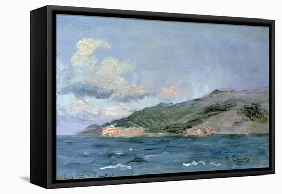 Entrance to the Straits of Gibraltar, 1848-Gustave Courbet-Framed Premier Image Canvas