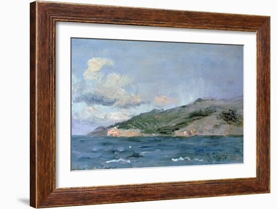 Entrance to the Straits of Gibraltar, 1848-Gustave Courbet-Framed Giclee Print
