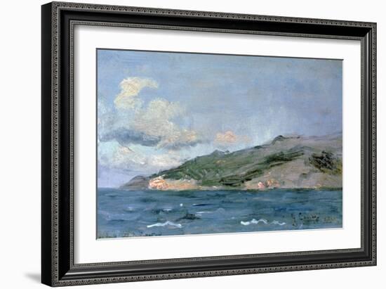 Entrance to the Straits of Gibraltar, 1848-Gustave Courbet-Framed Giclee Print