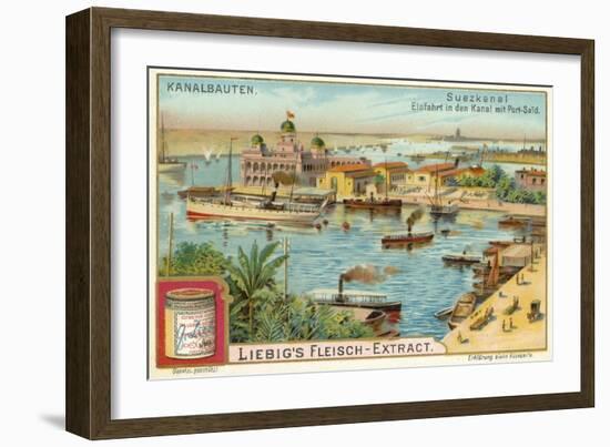 Entrance to the Suez Canal, Port Said, Egypt-null-Framed Giclee Print