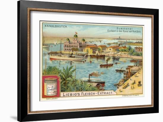 Entrance to the Suez Canal, Port Said, Egypt-null-Framed Giclee Print