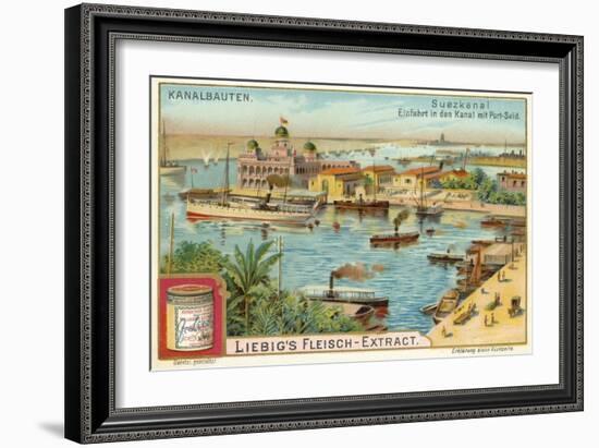 Entrance to the Suez Canal, Port Said, Egypt-null-Framed Giclee Print