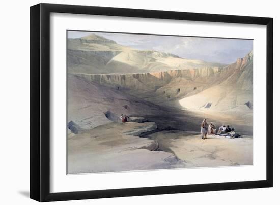 Entrance to the Tombs of the Kings of Thebes, Bab-El-Malouk, 19th Century-David Roberts-Framed Giclee Print