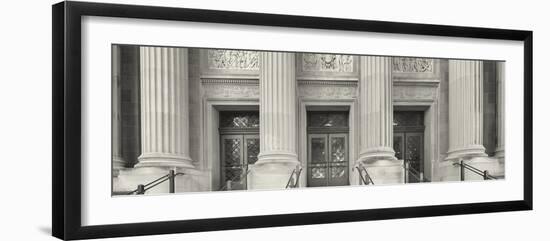 Entrance to the university building, University of Minnesota, Upper Midwest, Minneapolis, Hennep...-Panoramic Images-Framed Photographic Print