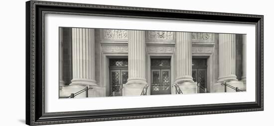 Entrance to the university building, University of Minnesota, Upper Midwest, Minneapolis, Hennep...-Panoramic Images-Framed Photographic Print