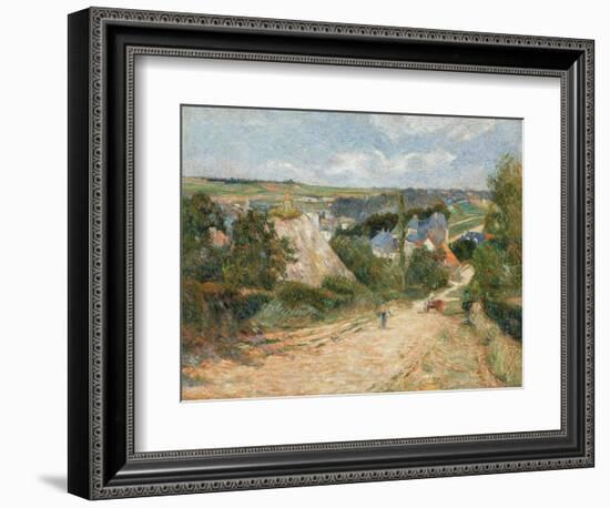 Entrance to the Village of Osny by Paul Gauguin-Paul Gauguin-Framed Giclee Print