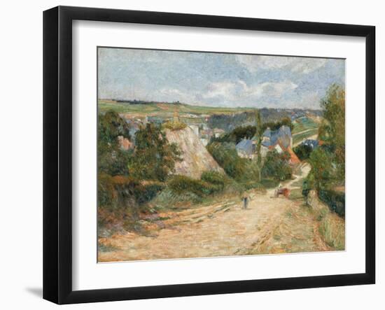 Entrance to the Village of Osny by Paul Gauguin-Paul Gauguin-Framed Giclee Print