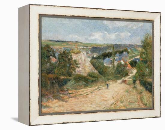 Entrance to the Village of Osny by Paul Gauguin-Paul Gauguin-Framed Premier Image Canvas
