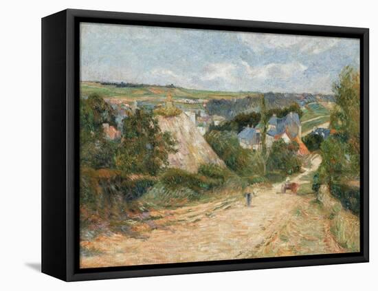 Entrance to the Village of Osny by Paul Gauguin-Paul Gauguin-Framed Premier Image Canvas