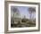 Entrance to the Village of Voisins, c.1872-Camille Pissarro-Framed Giclee Print