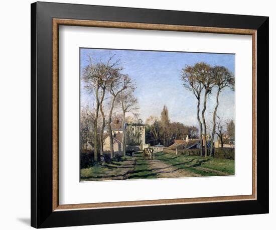 Entrance to the Village of Voisins, Yvelines, 1872-Pierre-Auguste Renoir-Framed Giclee Print