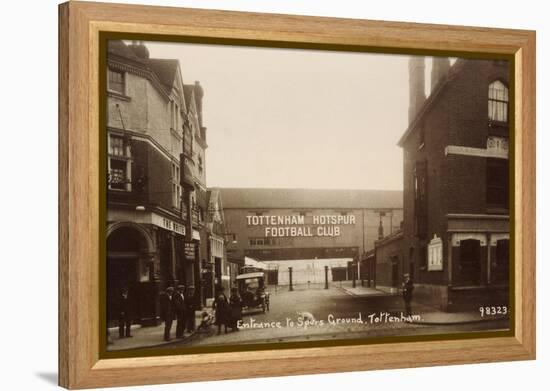 Entrance to Tottenham Hotspur Football Ground, C. 1906-null-Framed Premier Image Canvas