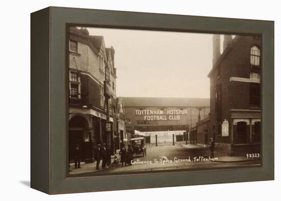 Entrance to Tottenham Hotspur Football Ground, C. 1906-null-Framed Premier Image Canvas