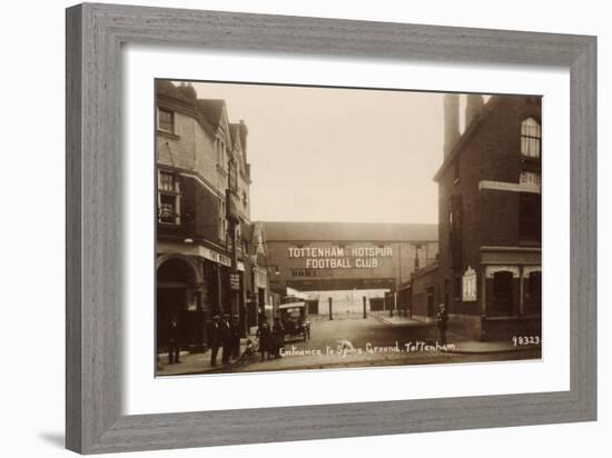 Entrance to Tottenham Hotspur Football Ground, C. 1906-null-Framed Photographic Print