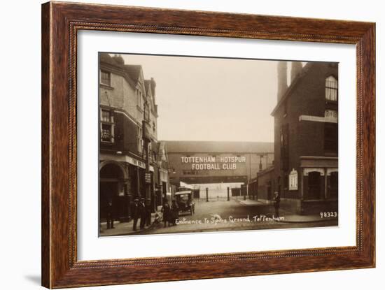 Entrance to Tottenham Hotspur Football Ground, C. 1906-null-Framed Photographic Print