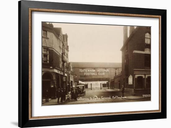 Entrance to Tottenham Hotspur Football Ground, C. 1906-null-Framed Photographic Print