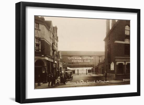 Entrance to Tottenham Hotspur Football Ground, C. 1906-null-Framed Photographic Print