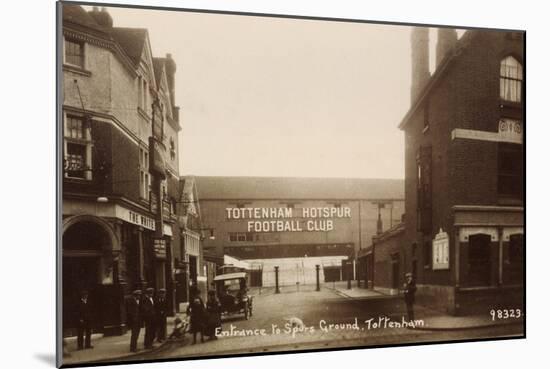 Entrance to Tottenham Hotspur Football Ground, C. 1906-null-Mounted Photographic Print