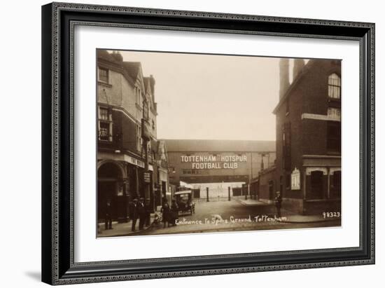 Entrance to Tottenham Hotspur Football Ground, C. 1906-null-Framed Photographic Print