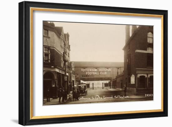 Entrance to Tottenham Hotspur Football Ground, C. 1906-null-Framed Photographic Print