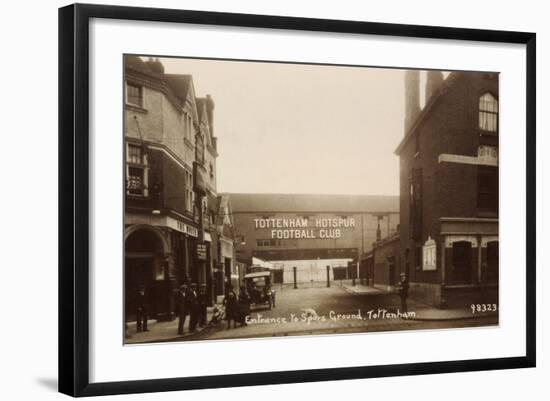 Entrance to Tottenham Hotspur Football Ground, C. 1906-null-Framed Photographic Print