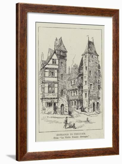 Entrance to Treguier-null-Framed Giclee Print