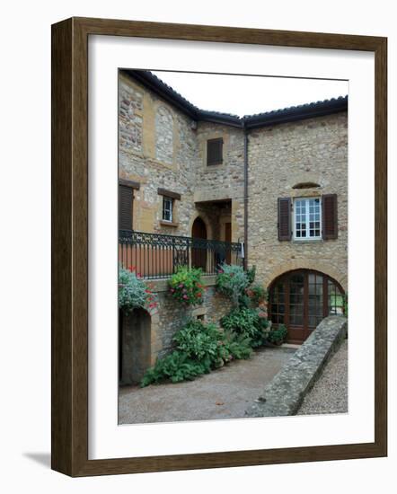 Entrance to Wine Tasting Room in Chateau de Cercy, Burgundy, France-Lisa S. Engelbrecht-Framed Photographic Print