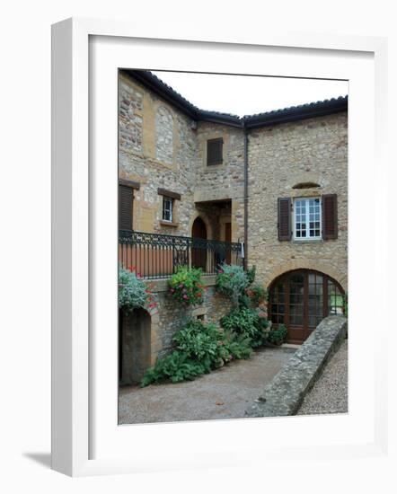 Entrance to Wine Tasting Room in Chateau de Cercy, Burgundy, France-Lisa S. Engelbrecht-Framed Photographic Print
