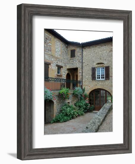 Entrance to Wine Tasting Room in Chateau de Cercy, Burgundy, France-Lisa S. Engelbrecht-Framed Photographic Print