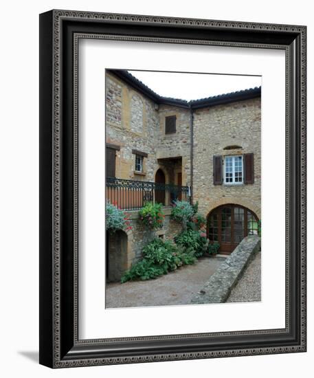 Entrance to Wine Tasting Room in Chateau de Cercy, Burgundy, France-Lisa S. Engelbrecht-Framed Photographic Print