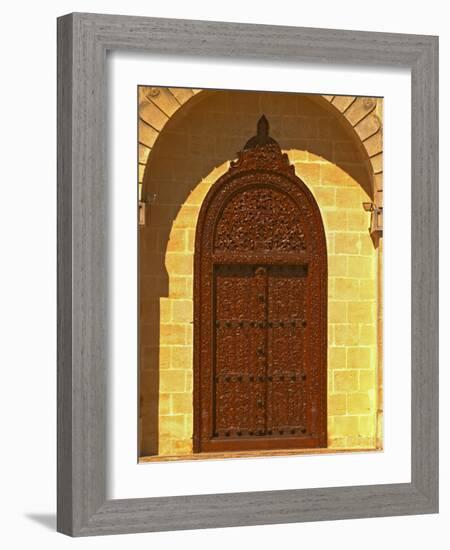 Entrance to Winery at Cos d'Estournel, Oriental Style, Saint St. Estephe, Medoc, Bordeaux, France-Per Karlsson-Framed Photographic Print