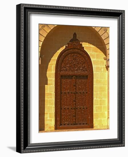 Entrance to Winery at Cos d'Estournel, Oriental Style, Saint St. Estephe, Medoc, Bordeaux, France-Per Karlsson-Framed Photographic Print