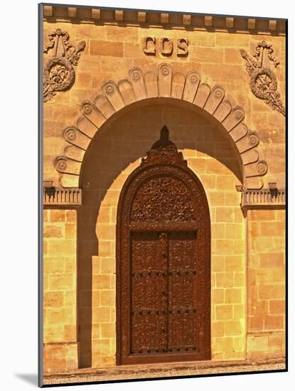 Entrance to Winery at Cos d'Estournel, Oriental Style, Saint St. Estephe, Medoc, Bordeaux, France-Per Karlsson-Mounted Photographic Print