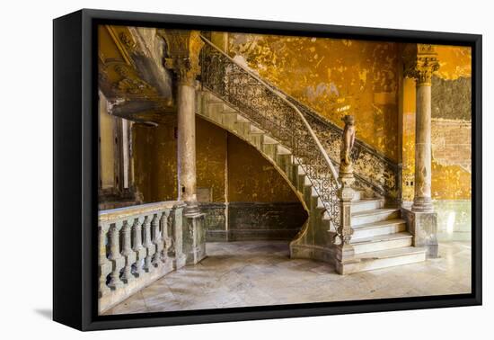 Entrance Tola Guarida Restaurant (Most Famous Palador in Cuba), Centro Habana, Havana, Cuba-Jon Arnold-Framed Premier Image Canvas