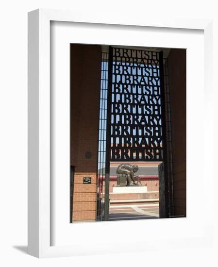 Entranceway the British Library, London, England, United Kingdom-Ethel Davies-Framed Photographic Print