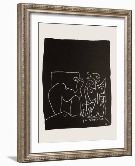 Entre-Deux No. 10-Le Corbusier-Framed Premium Edition