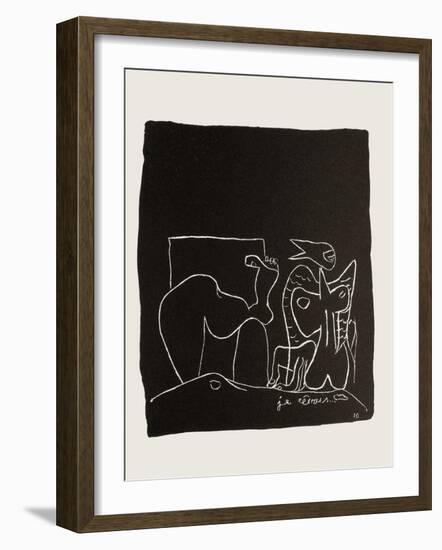 Entre-Deux No. 10-Le Corbusier-Framed Premium Edition