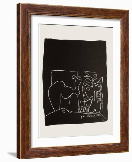 Entre-Deux No. 10-Le Corbusier-Framed Premium Edition