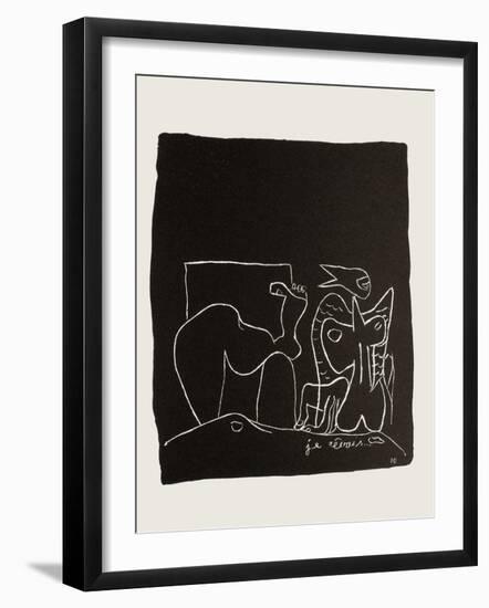 Entre-Deux No. 10-Le Corbusier-Framed Premium Edition