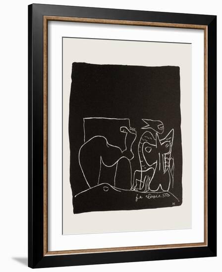 Entre-Deux No. 10-Le Corbusier-Framed Premium Edition