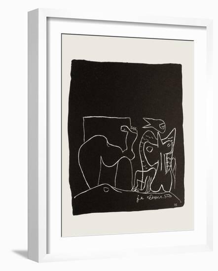 Entre-Deux No. 10-Le Corbusier-Framed Premium Edition